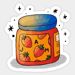 Strawberry Jam Sticker